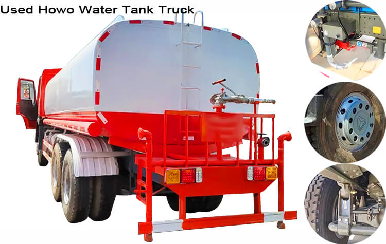 Camiones cisterna de agua de segunda mano Sinotruk Howo
