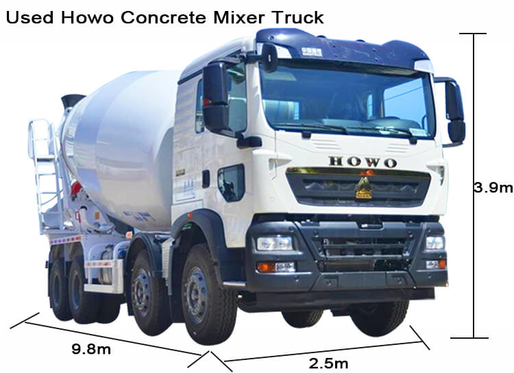 Camión hormigonera usado Sinotruk Howo 8x4
