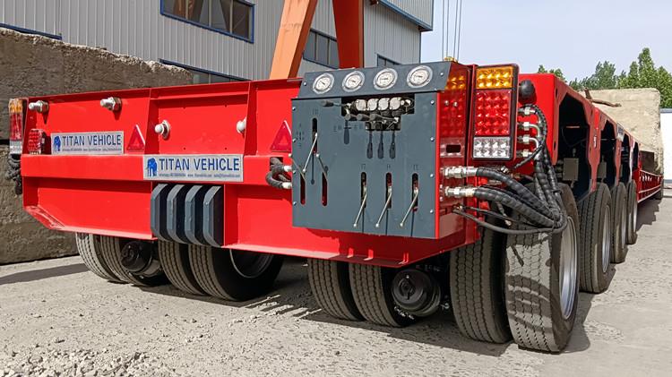 Remolque modular Nicolas: remolque hidráulico de varios ejes a la venta