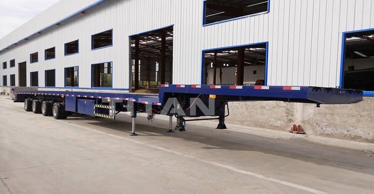 Remolque de transporte de palas de turbina eólica extensible de 58 m en venta