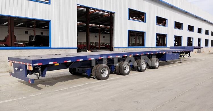 Remolque de transporte de palas de turbina eólica extensible de 58 m en venta
