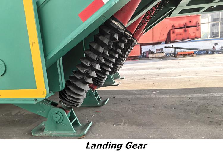 Remolque de plataforma baja con cuello de cisne plegable Load King a la venta en Arabia Saudita