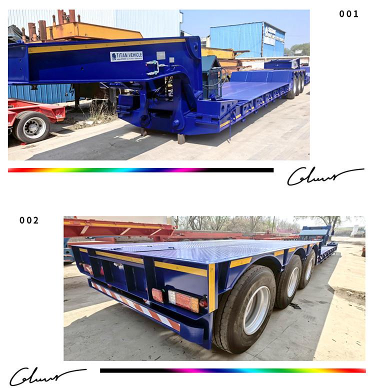 Precio del remolque Lowboy RGN con cuello de cisne desmontable en Panamá