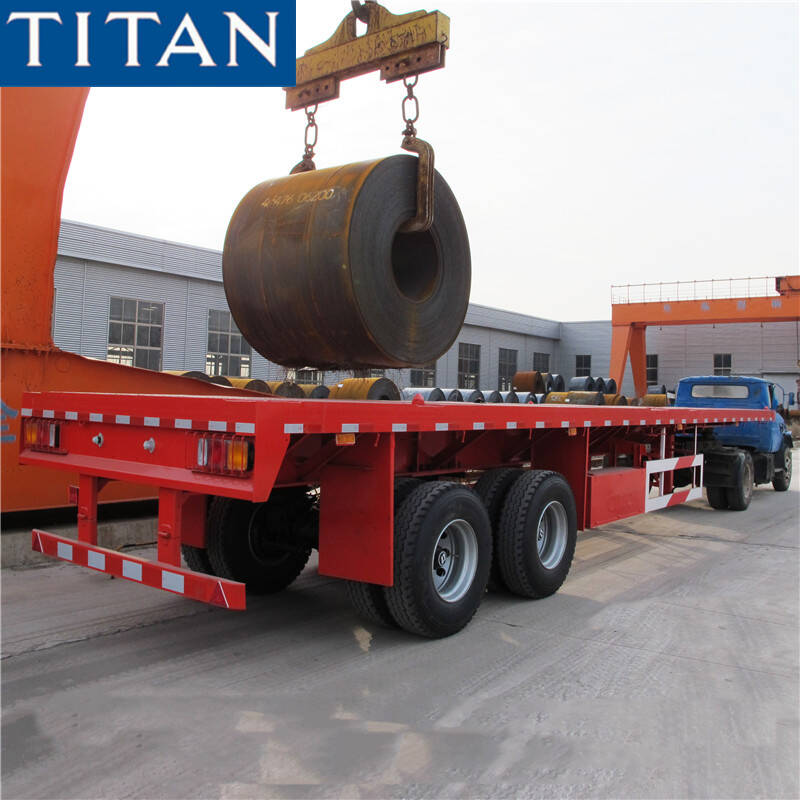 REMOLQUE DE PLATAFORMA CON SUSPENCION TIPO BOGIE