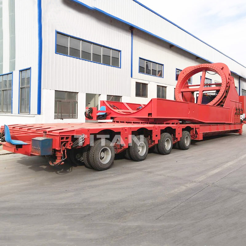 REMOLQUE DE TRANSPORTE DE ASPAS DE TURBINA EÓLICA