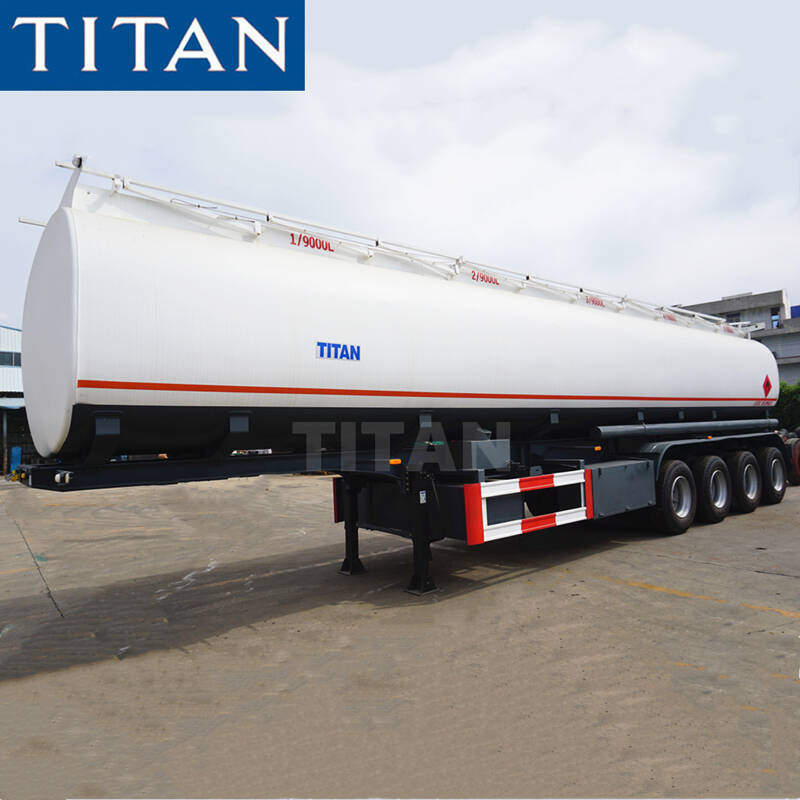 REMOLQUE CISTERNA DE COMBUSTIBLE CON BARRA DE TIRO