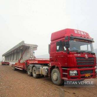 Remolque especial para transporte puentes.