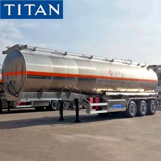 Tanque de petroleo de aleación de aluminio de 3 ejes