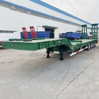 Remolque de plataforma baja de 40 pies