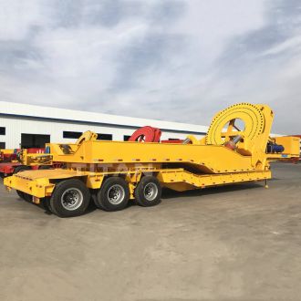 Remolque adaptador para transporte de palas de 80 m