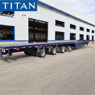Remolque de transporte de turbinas eólicas extensible de 58 m